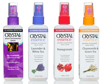 Crystal Essence Spray Deodorants