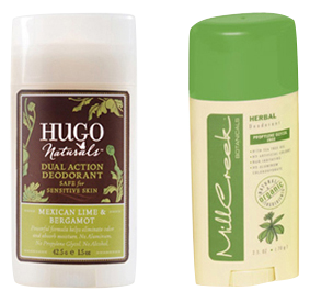 Hugo Naturals and Millcreek Botanicals Deodorants